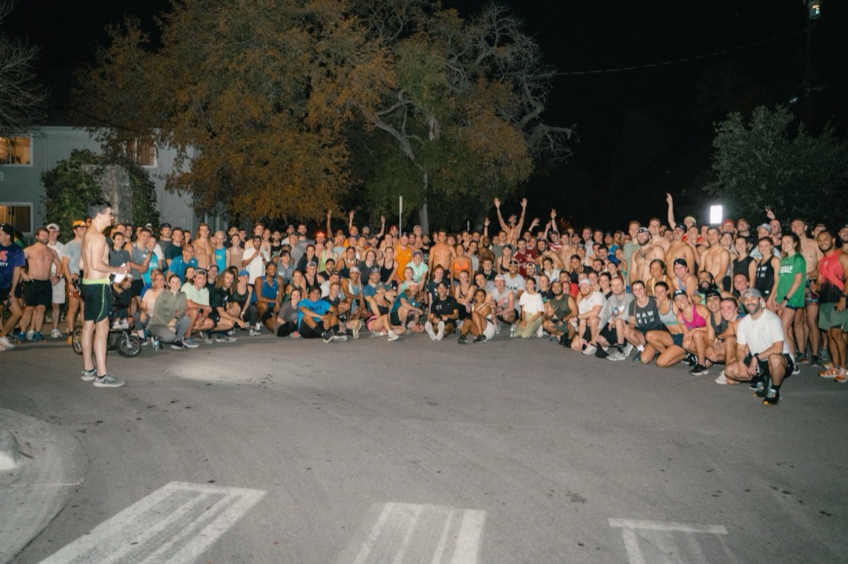 The RAW crew together on a Tuesday night in Austin